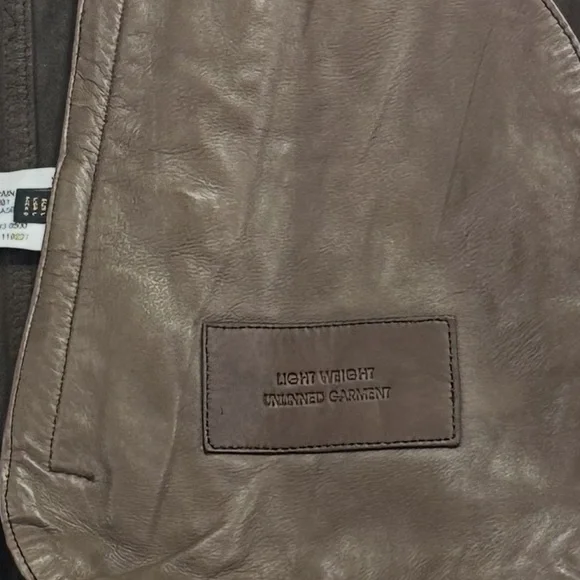 Massimo Dutti Genuine Leather Jacket Nappa Tailored Euro Moto Slim Fit - Picture 8 of 16